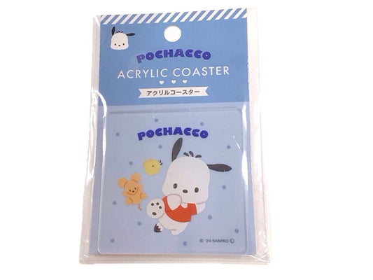 Daiso ACRYLIC COASTER Pochacco BLUE FrontPackage