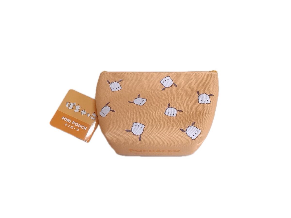 Daiso Mini Pouch (Boat Shape) Pochacco Lettering FrontPackage