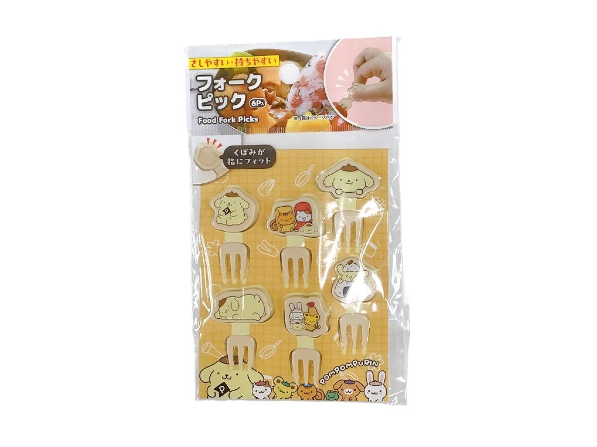 Daiso Food Fork Picks PomPomPurin FrontPackage