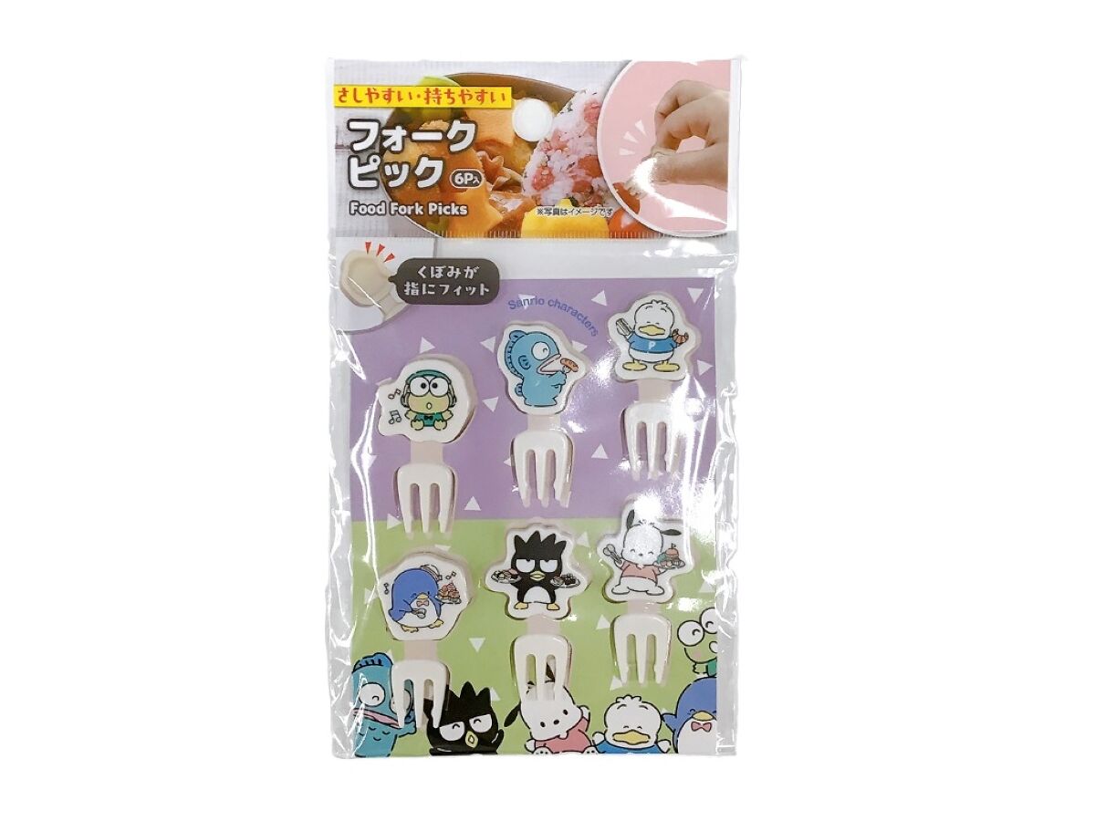 Daiso Food Fork Picks CharacterMIX Boys FrontPackage