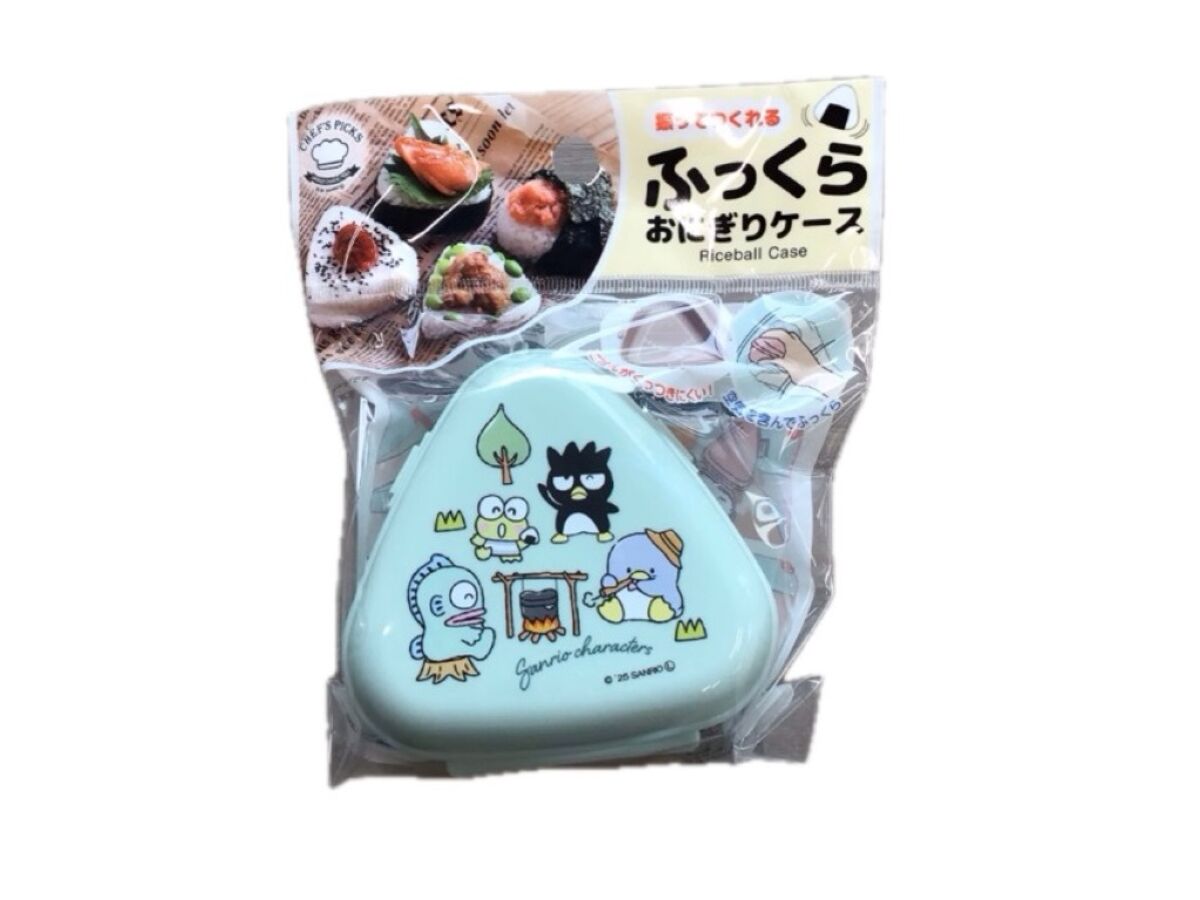 Daiso Fluffy Rice Ball Case - Sanrio Characters Nakayoshi FrontPackage