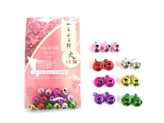 Daiso Colorful Bell Big Size 15P FrontPackage