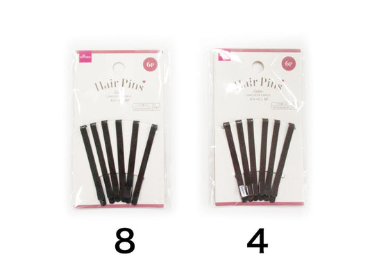 Daiso Color Hair Pin 6P FrontPackage