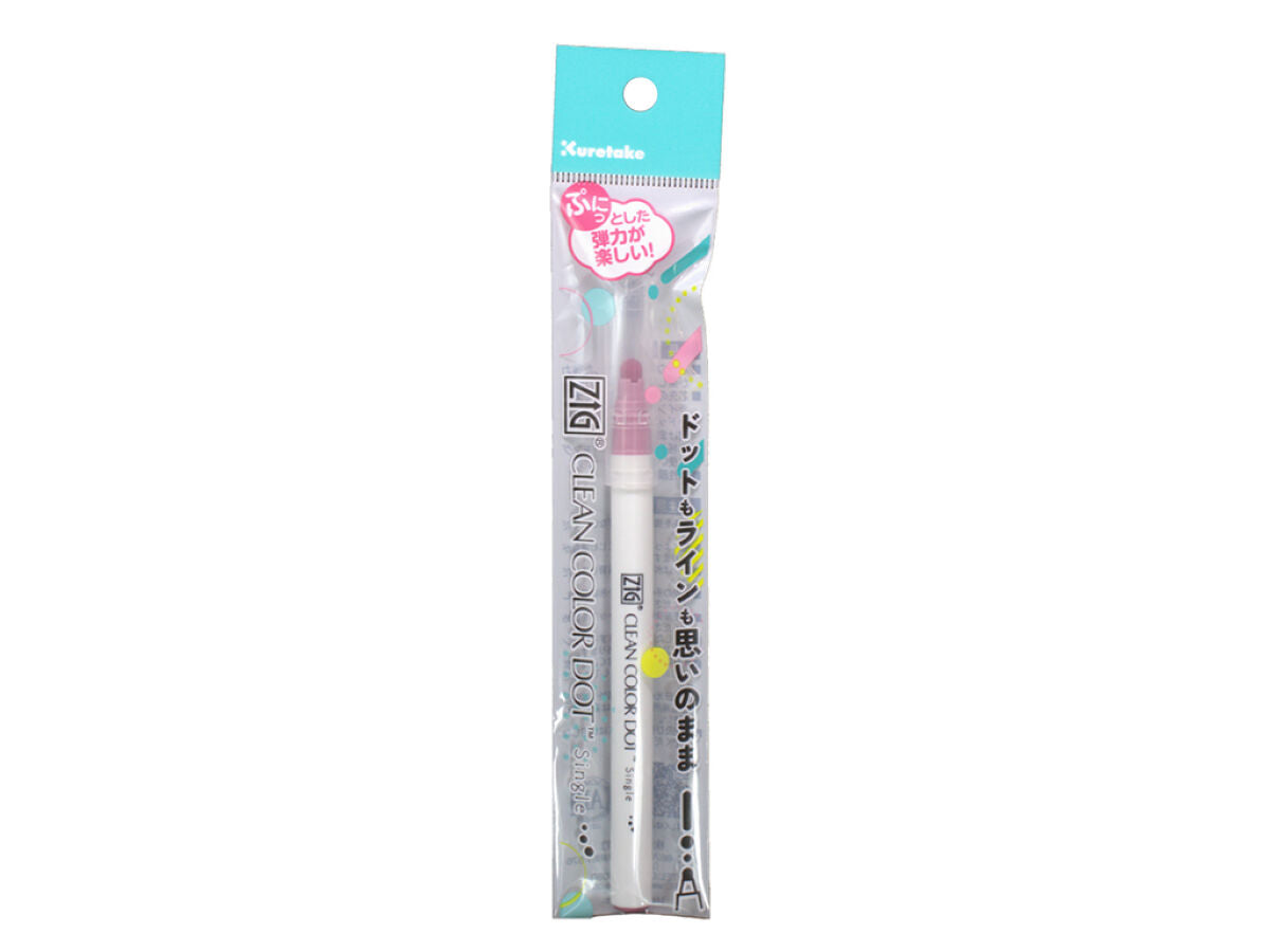 Daiso ZIG CLEAN COLOR DOT Single PALE ROSE FrontPackage