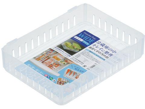 Daiso PLASTIC FREEZER TRAY WIDE CLEAR FrontPackage
