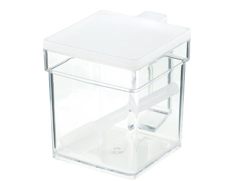Daiso PLASTIC SUGAR POT W SPOON W FrontPackage