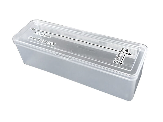 Daiso Clear lid box long FrontPackage