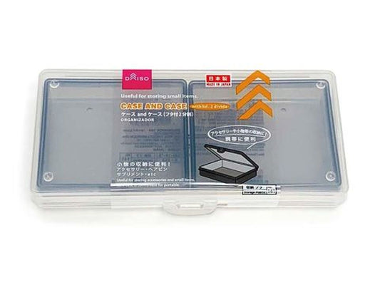Daiso Case And Case -with Lid - 2 Divide- FrontPackage