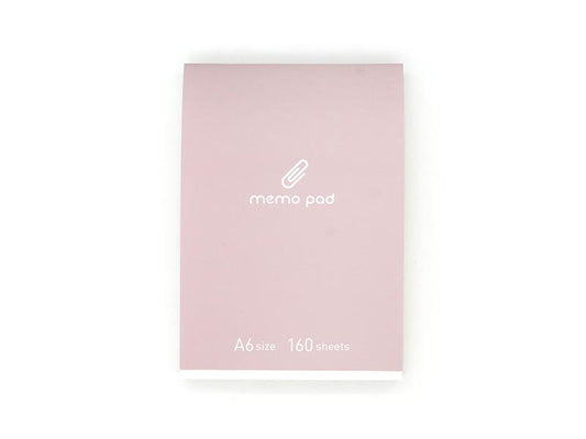 Daiso A6 memo pad 160sheet FrontPackage