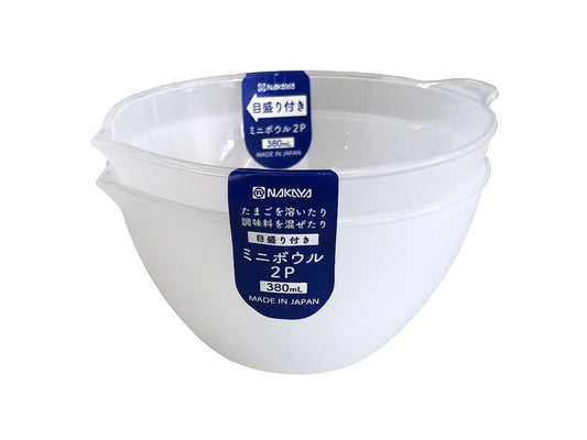 Daiso Small Mixing Bowls 2P Clear FrontPackage