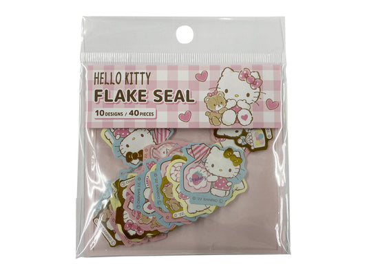 Daiso FLAKE SEAL -HELLO KITTY- FrontPackage