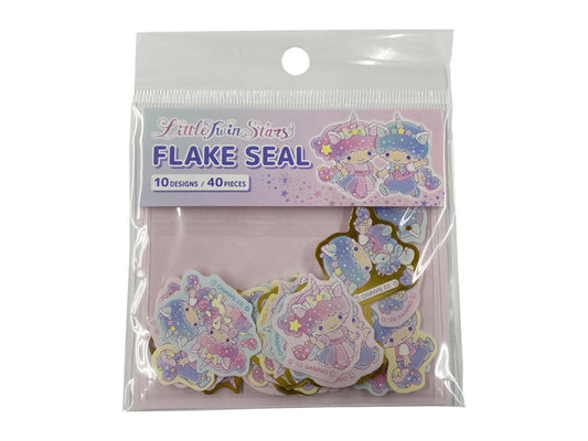 Daiso FLAKE SEAL -Little Twin Stars- FrontPackage