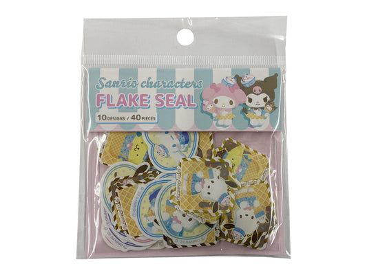 Daiso FLAKE SEAL -Sanrio characters- FrontPackage
