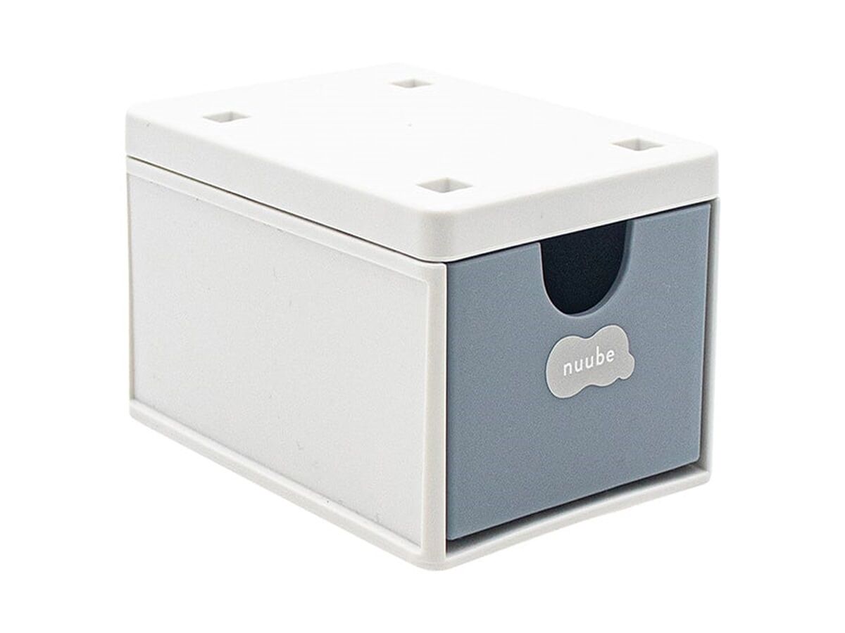 Daiso Nube Drawer blue-gray FrontPackage