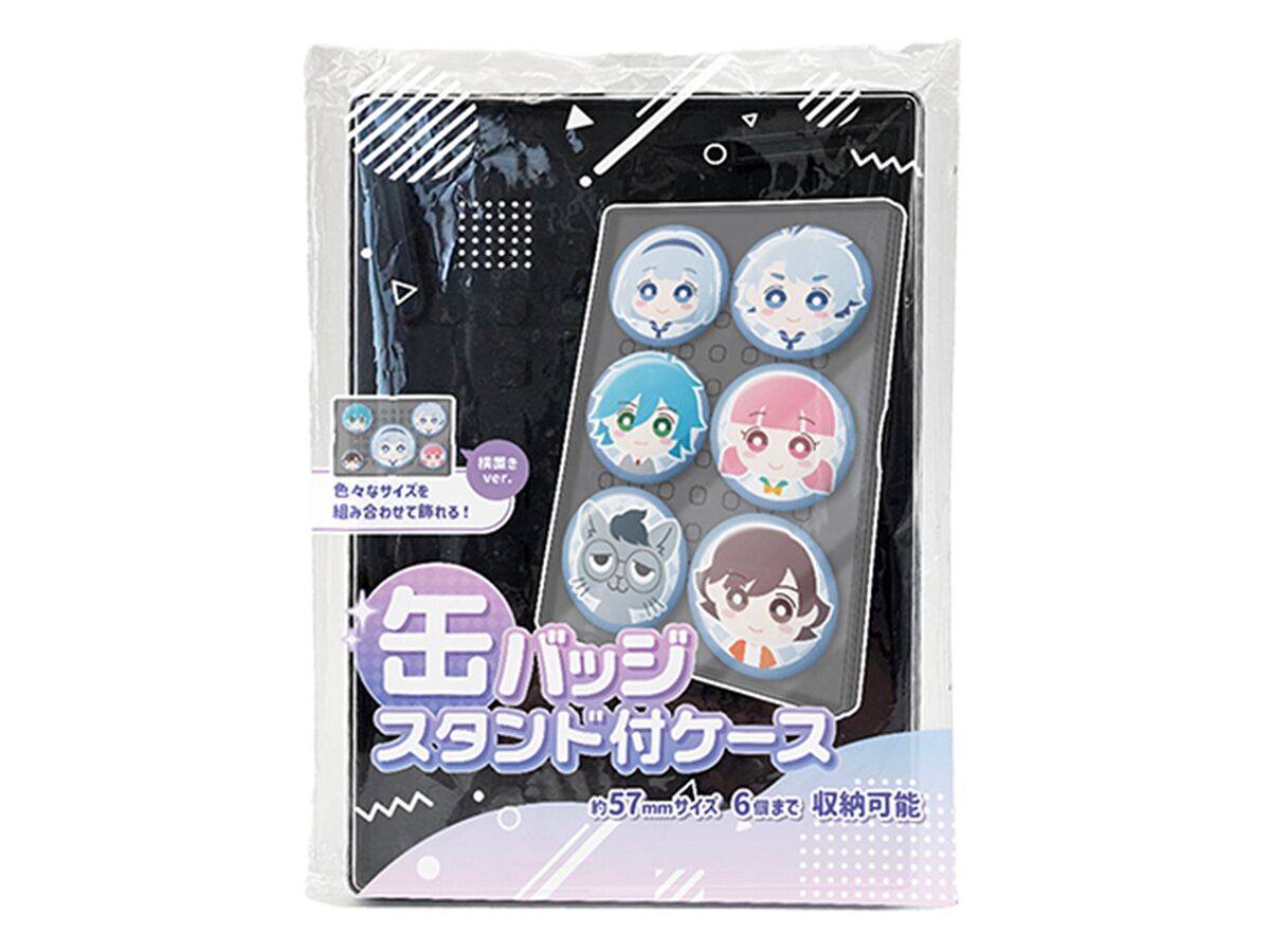 Daiso Can badge stand case FrontPackage