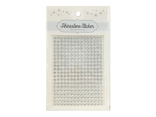 Daiso Rhinestone Sticker L 300P Silver LSS-105-1 FrontPackage