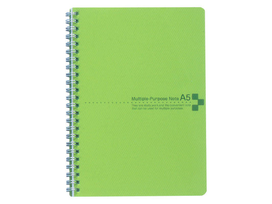 Daiso Color cover notebook A5 green A ruled line 50 sheets FrontPackage