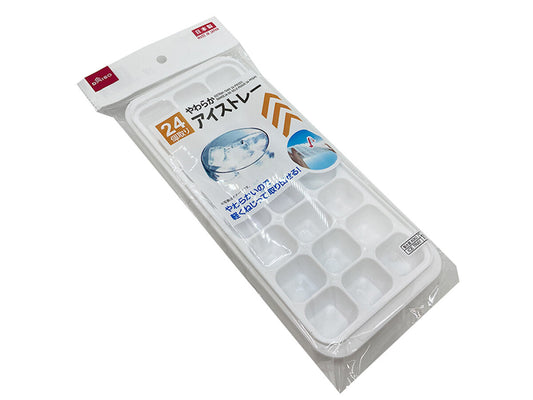 Daiso Soft plastic ice tray  24 cubes FrontPackage