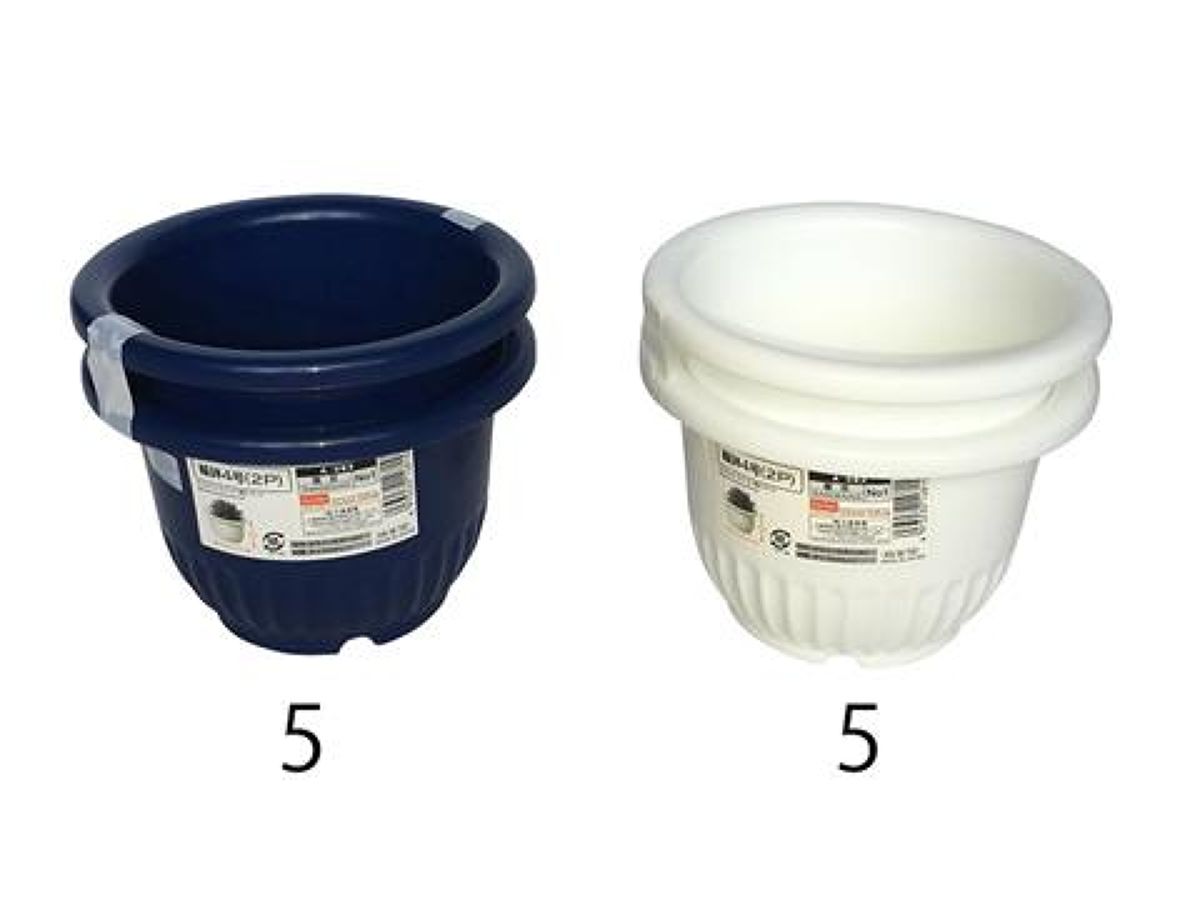 Daiso Round Plant Pot -2 pcs. set- FrontPackage