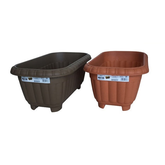 Planter With Feet - Rectangular, 8.2 x 14.9 x 6.1 in