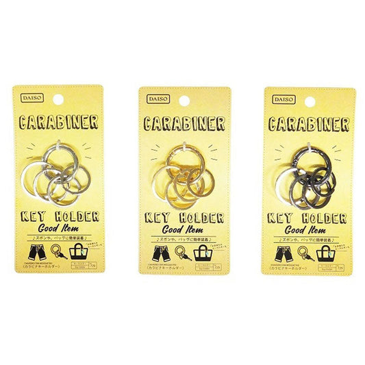 Daiso Carabiner key holder2 FrontPackage