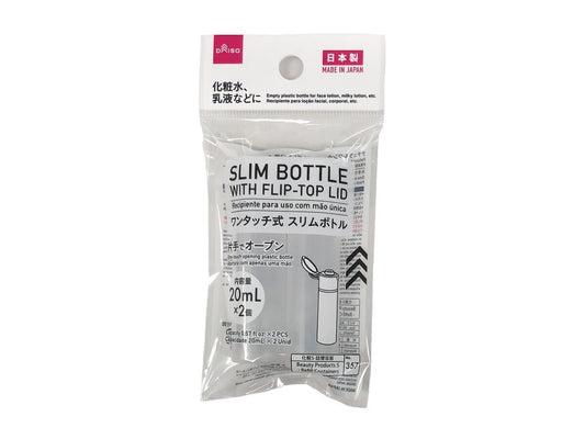Daiso Natural Easy Open Slim Bottle -2 pcs.- FrontPackage