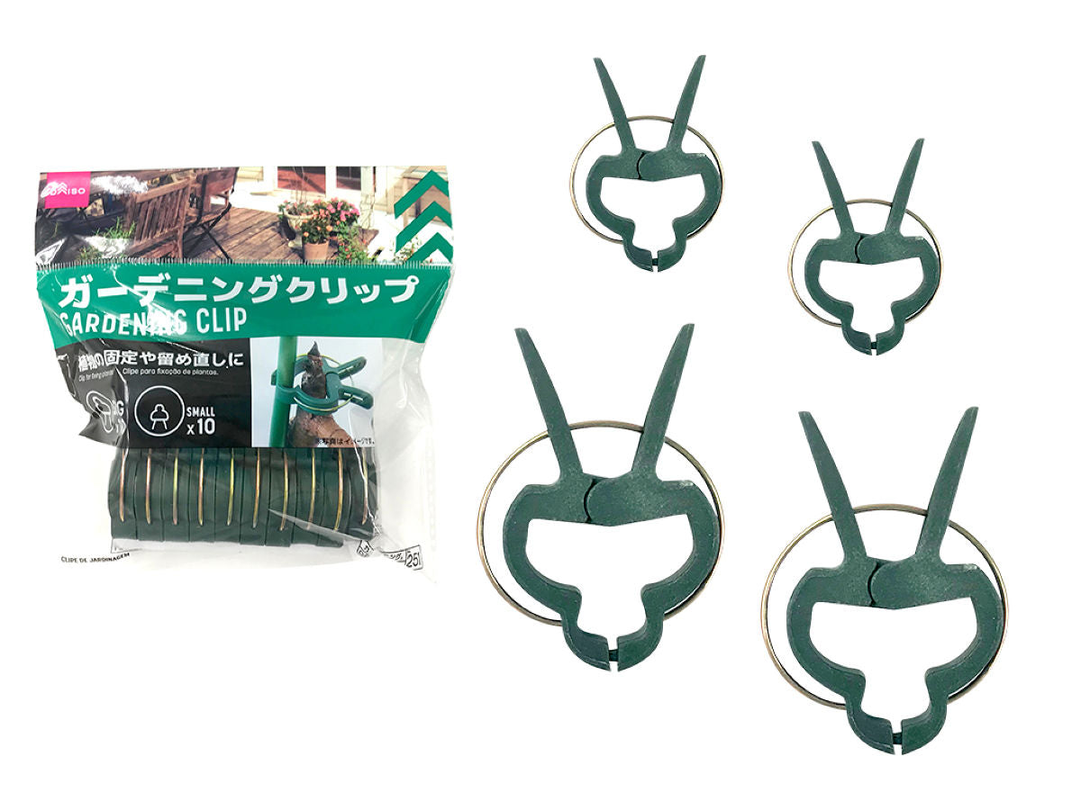 Daiso GARDENING CRIP BIG10pcs.SMALL10PCS FrontPackage