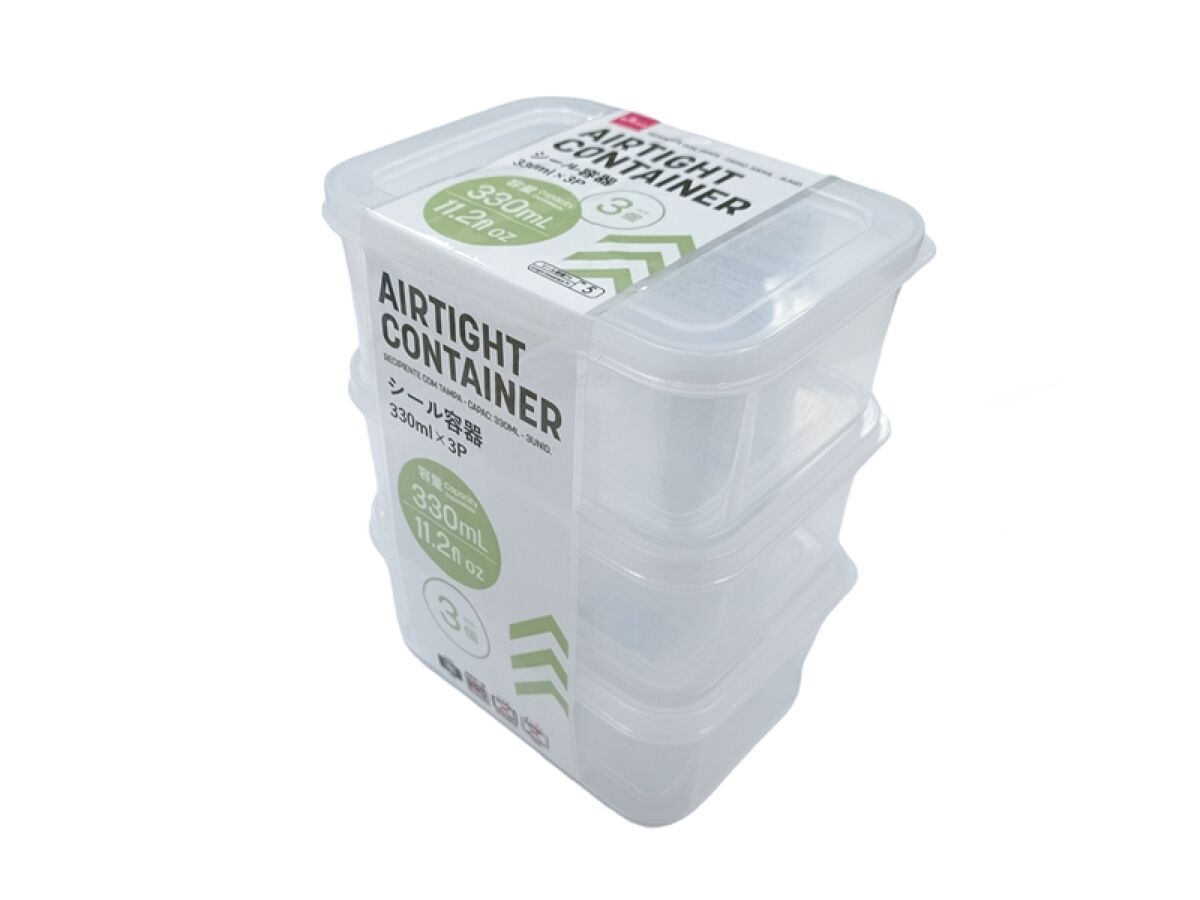 Daiso Airtight Container -3 pcs.- FrontPackage