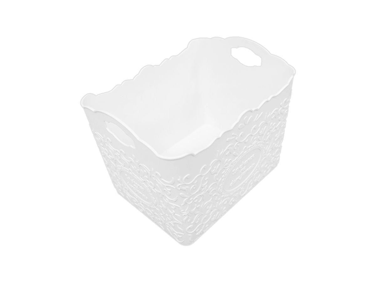 Daiso Box decorative white FrontPackage