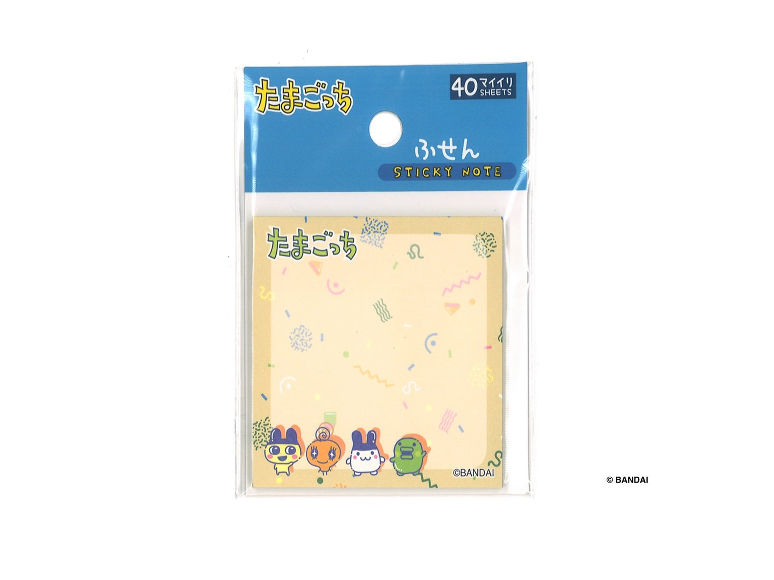 Daiso Tamagotchi Sticky Note YE FrontPackage