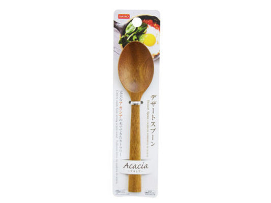 Daiso Dessert Spoon -Acacia- FrontPackage