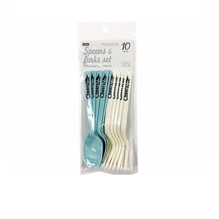 Disposable Fork And Spoon Set - Cafe - 5 sets