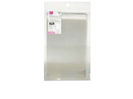 Daiso Clear Plastic Seal Bag - 40 pcs.- FrontPackage