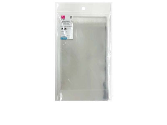 Daiso Clear Plastic Seal Bag with Bottom Gusset - 25 pcs. - FrontPackage