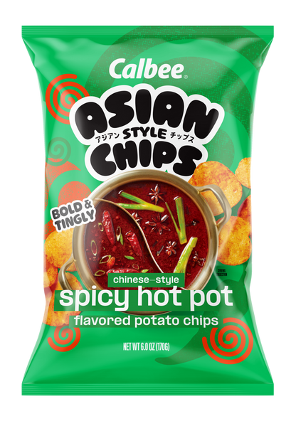 Calbee Asian Style Spicy Hot Pot Front package