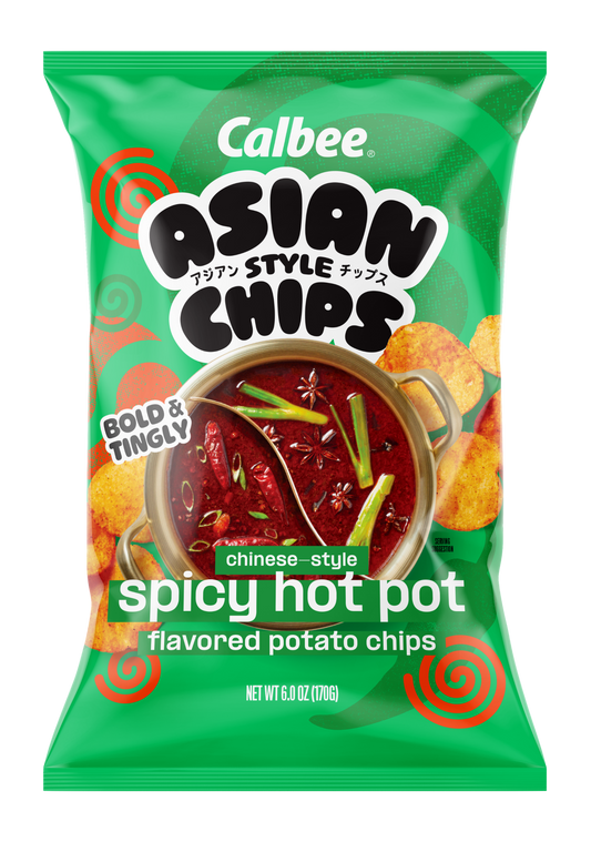 Calbee Asian Style Spicy Hot Pot Front package