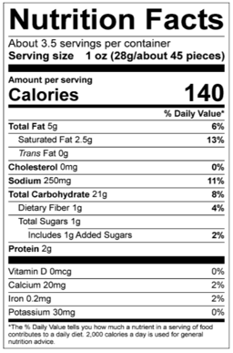 Calbee Shrimp Chips Chili Lime NutritionFacts