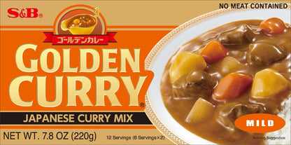 S&B Golden Curry Japanese Curry Mix Mild Front Package