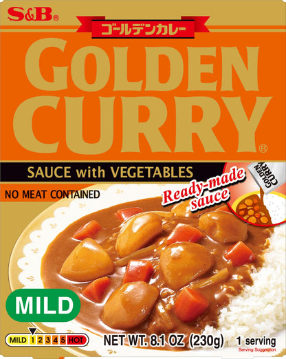 S&B Golden Curry Sauce Mild Front package