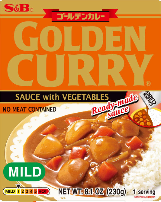 S&B Golden Curry Sauce Mild Front package