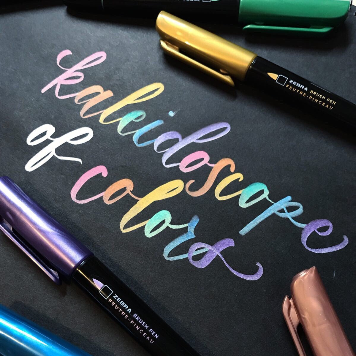 Zebra Brush Pen Single Ended Metallic Silver Dozen UPC