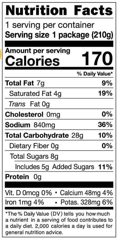 S&B Curry Sauce with Vegetables Medium Hot Nutrition Facts
