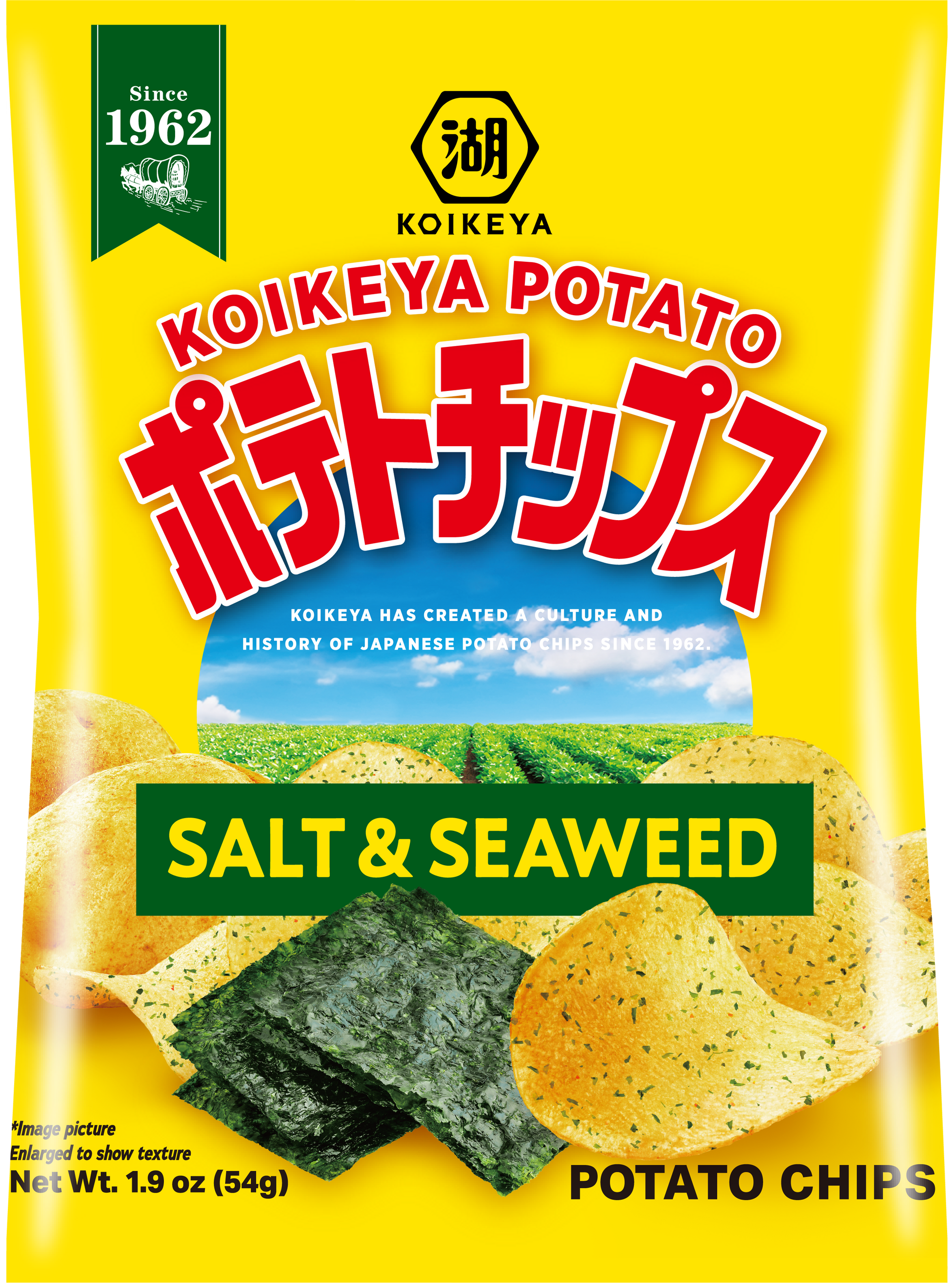 Daiso_KOIKEYA POTATO CHIPS SALT & SEAWEED 1.9oz_FrontPackage