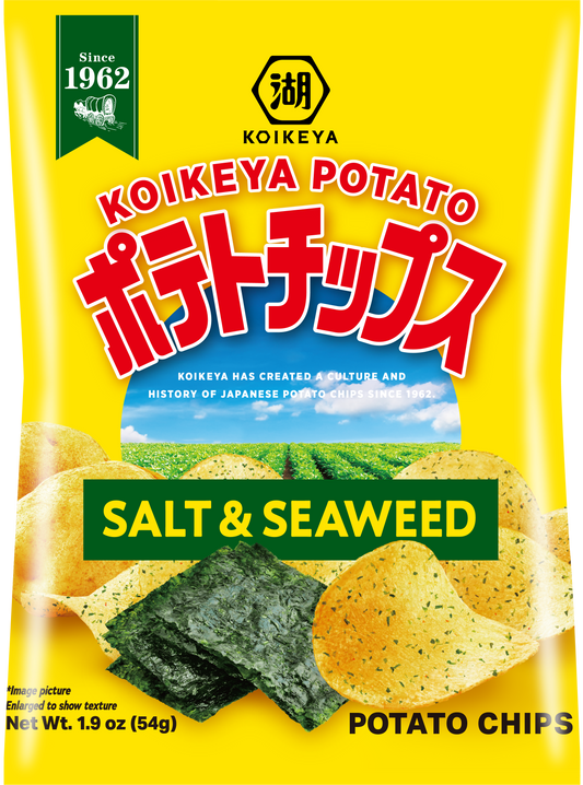KOIKEYA POTATO CHIPS SALT & SEAWEED 1.9oz