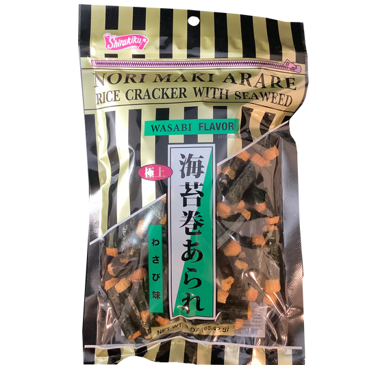 Rice Cracker With Seaweed - Wasabi Flavor