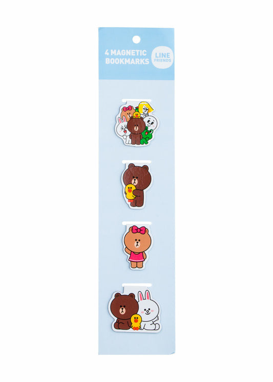 Line Friends - Magnetic Bookmarks