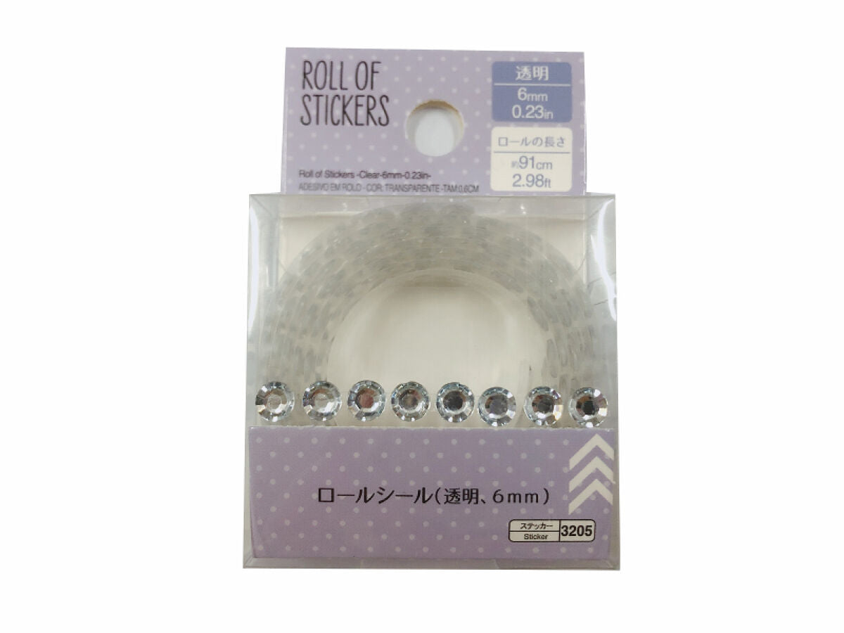 Roll Of Stickers - Clear