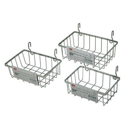 Wire Net Basket - Chrome Plated - 3 Size Assort