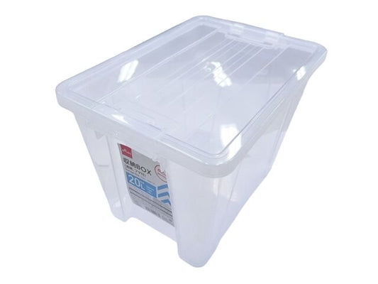Plastic Storage Box With Lid, 15.3 x 10.8 x h10.8 in