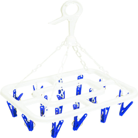 Hanger With 20 Clothespins Rectangular